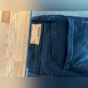 Express jeans with tag on